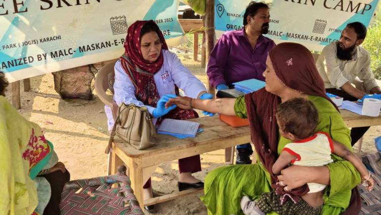 Healing Touch: Compassionate Skin Camp Transforms Lives in Karachi’s Underprivileged Communities